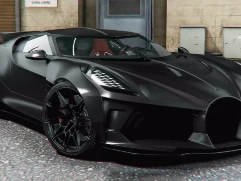 Bugatti La Voiture Noire Batman Edition
