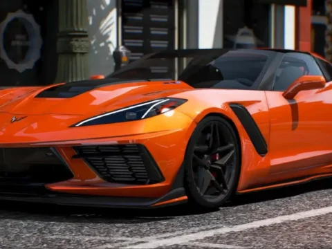 Front Engine Chevrolet Corvette C8 ZR1