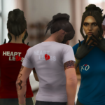 Heartless T-shirt (female and male)