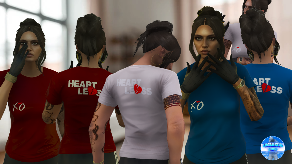 Heartless T-shirt (female and male)