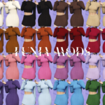 Knitted sweater dress for MP female 1.02