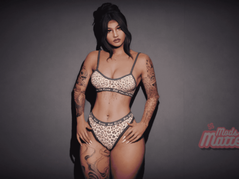 Letter Print Lingerie Set for MP Female 1.0