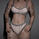 Letter Print Lingerie Set for MP Female 1.02