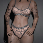 Letter Print Lingerie Set for MP Female 1.03