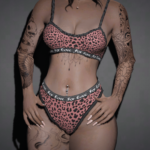 Letter Print Lingerie Set for MP Female 1.04