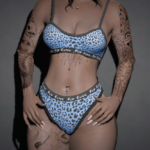 Letter Print Lingerie Set for MP Female 1.05