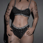 Letter Print Lingerie Set for MP Female 1.06