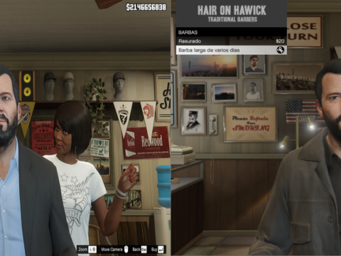 Long stubbled beard fix for Michael 1.0