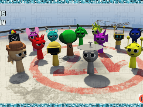 Original Sprunki Clukr [Add-On Ped] V1.0