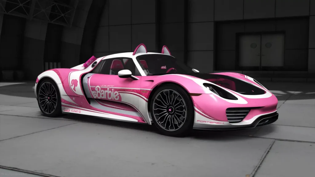 Porsche 918 Spyder Barbie