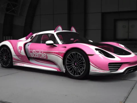 Porsche 918 Spyder Barbie