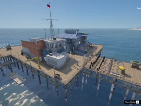 Prison on beach [Menyoo] V4.1