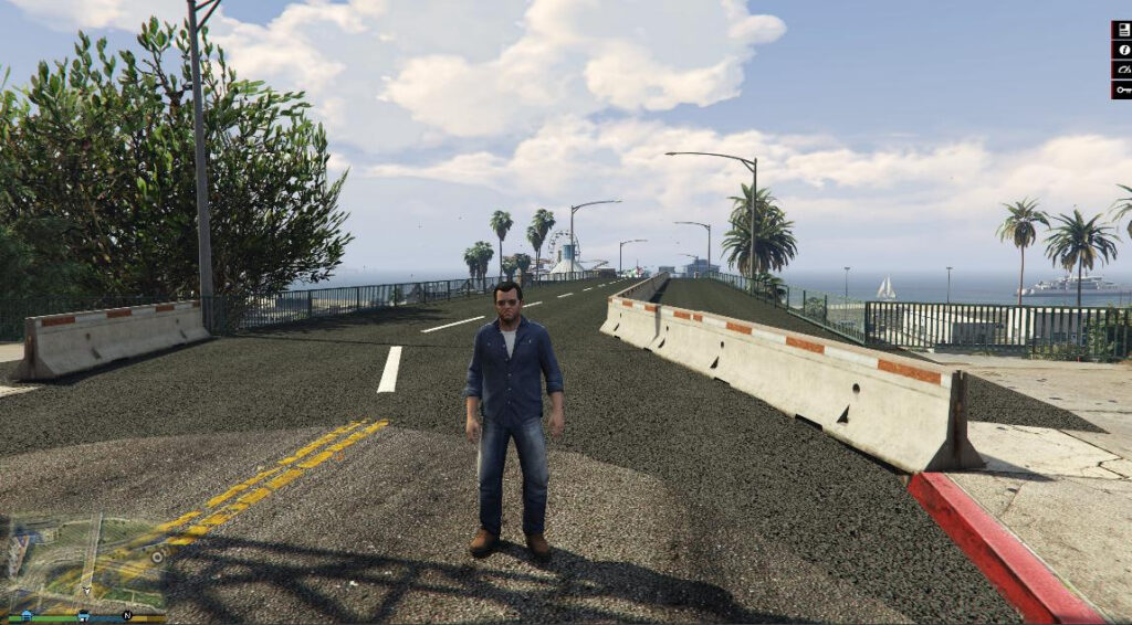 Real Traffic at Santa Monica Pier and Beach (YMAP) V1.0