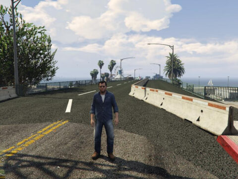 Real Traffic at Santa Monica Pier and Beach (YMAP) V1.0