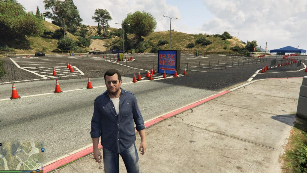 Real one-way traffic at the Griffith Observatory (YMAP) 1.1