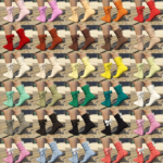 Ribbon socks for MP Female 1.03