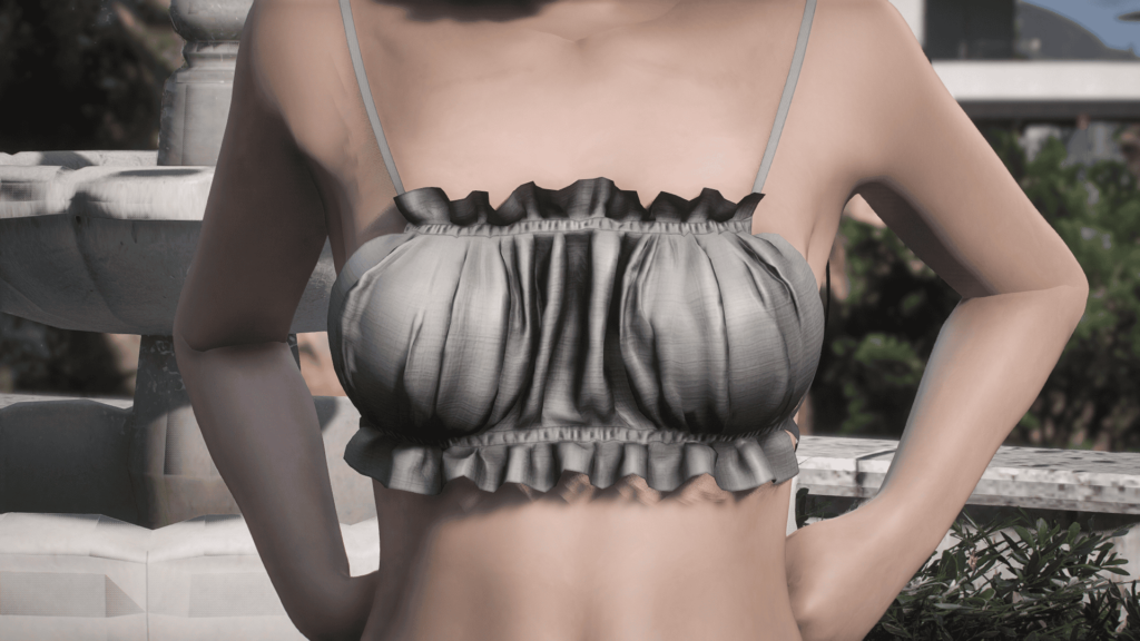 Ruffled Crop Top for MP Female