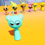 Sprunki Incredibox Blue
