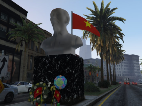 Uncle Ho's statue and Vietnam streets style V0.1