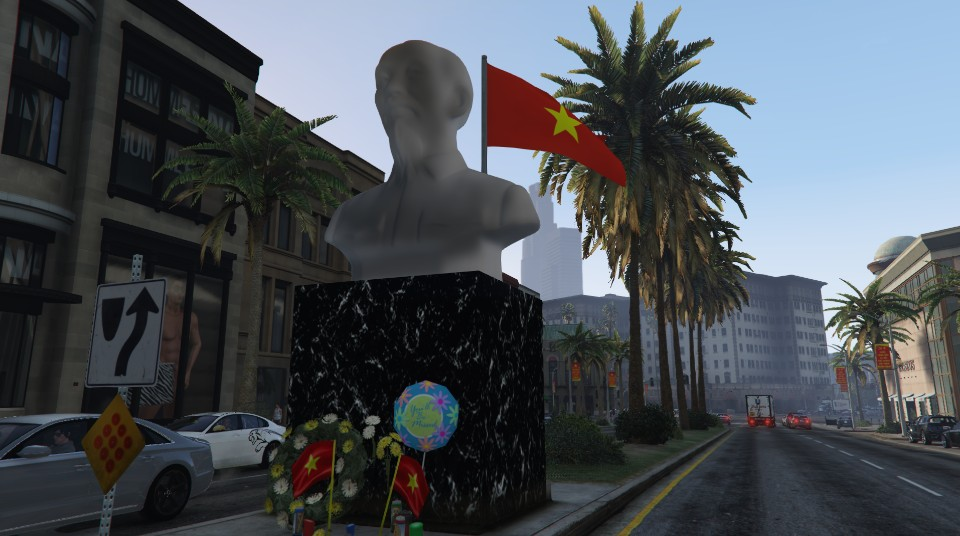 Uncle Ho's statue and Vietnam streets style V0.1