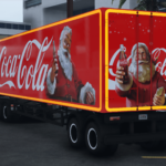 1994 KamAZ 54112M "Xmas" [Add-On | + Trailer | Extras | Livery | Template]