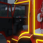1994 KamAZ 54112M "Xmas" [Add-On | + Trailer | Extras | Livery | Template]