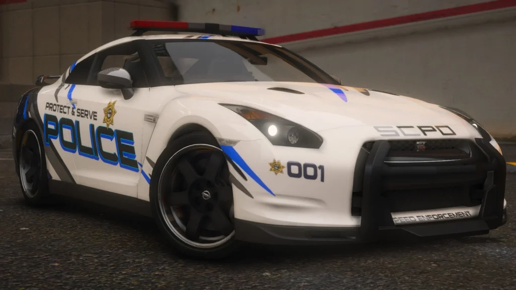 NFSHP: 2009 Nissan GT-R SpecV SCPD [Add-On | NON ELS | Sounds | Template] V1.0