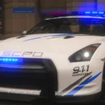 NFSHP: 2009 Nissan GT-R SpecV SCPD [Add-On | NON ELS | Sounds | Template] V1.0