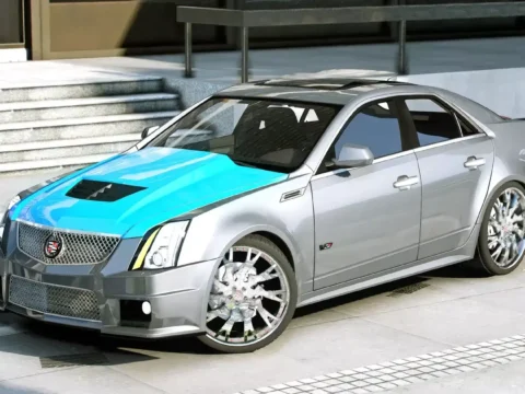 2010 Cadillac STS-V He Handles Forged Rims Kustom Slydeshov