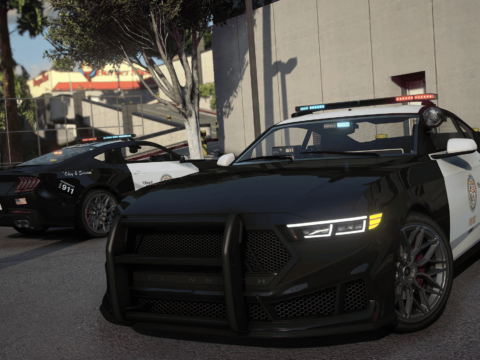 2024 Vapid Dominator GTX Pursuit Interceptor [Add-On / FiveM | Tuning | LODs] V1.1