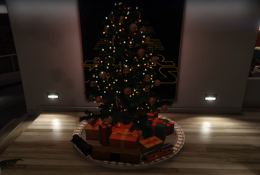 Animated Kitsune Christmas Tree Train 2.0
