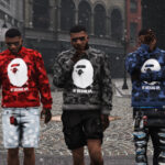 BAPE Sweater pack for Franklin & MP Male V1.0