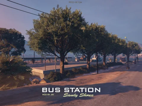 BUS STATION AT SANDY SHORES BY JAY 1.0