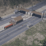 Borderpatrol Checkpoint with station and working gates [YMAP /FiveM]