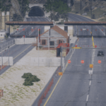 Borderpatrol Checkpoint with station and working gates [YMAP /FiveM]