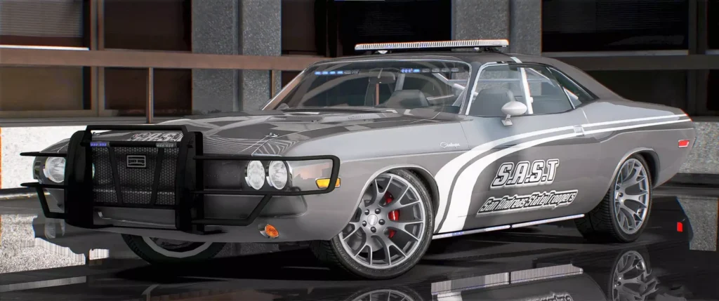 Dodge Challenger 1970 Police3