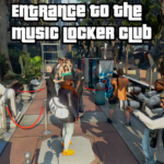 Entrance to the Music Locker Club 1.0
