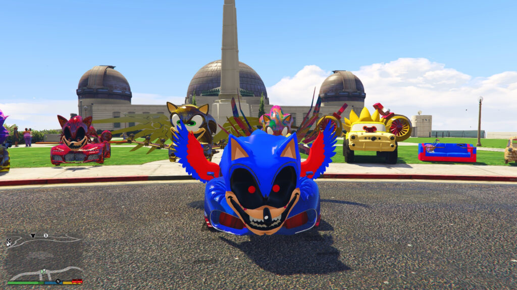 Evil Sonic Car