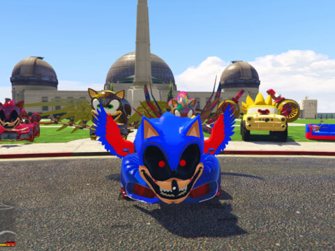 Evil Sonic Car