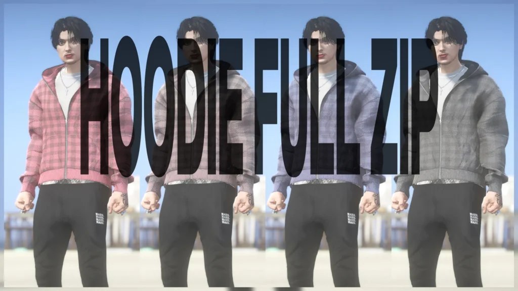 Hoode Full zipper for MP Male 1.0