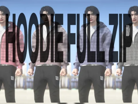 Hoode Full zipper for MP Male 1.0