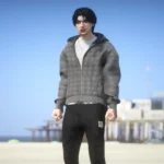 Hoode Full zipper for MP Male 1.03
