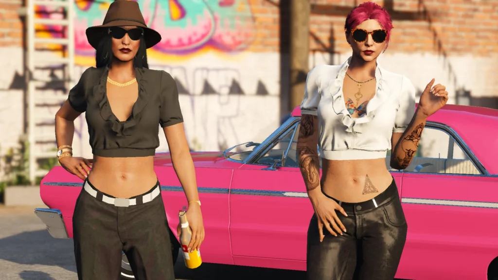 Lowrider blouse adjusted - wear with any pants/skirt 1.0