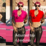 Lowrider blouse adjusted - wear with any pants/skirt 1.0