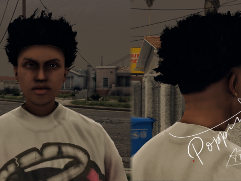 Messy Afro for MP Male