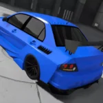 Mitsubishi Evolution Abflug3