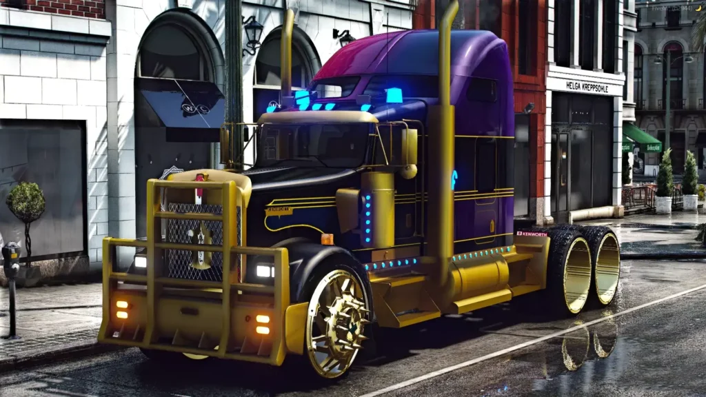 Peterbilt 389 Imperial Gold