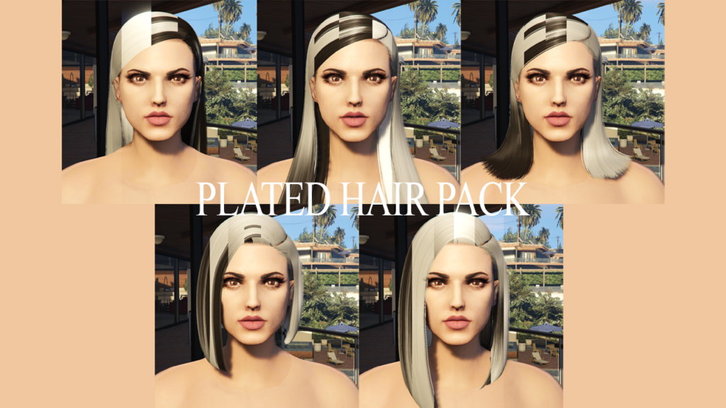 Plated Hair Pack for MP Female