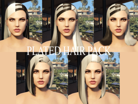 Plated Hair Pack for MP Female
