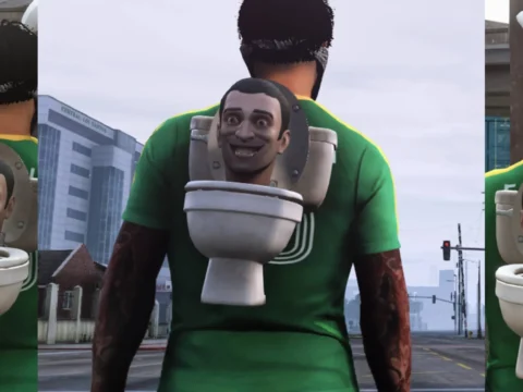 Skibidi Toilet Back Bling for MP Male & MP Female V1.0